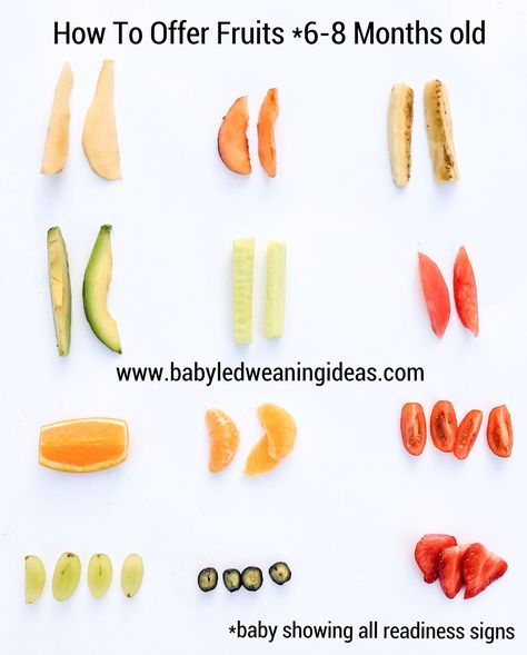 Baby Led Weaning Ideas, Food For Baby, Baby Led Weaning First Foods, Baby Solid Food, Weaning Foods, Baby Led Feeding, Baby Food Chart, Easy Baby Food Recipes, Baby Led Weaning Recipes