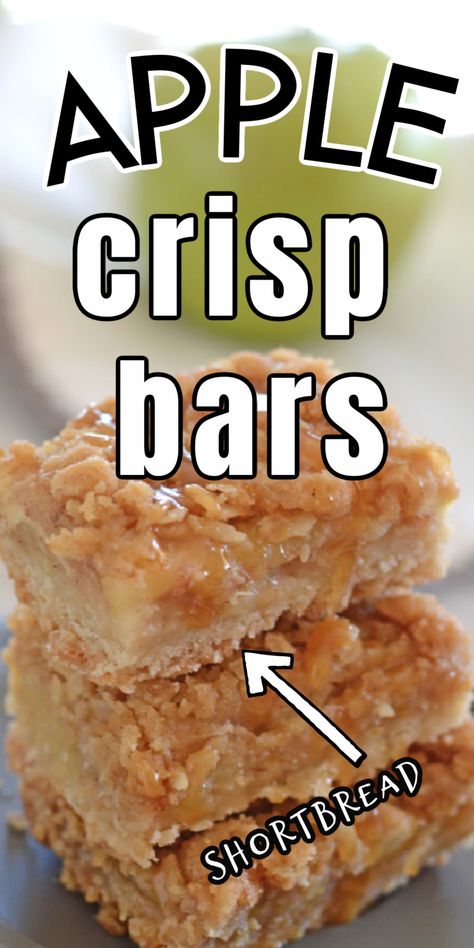 Apple Caramel Bars Recipes, Apple Crisp Bars Recipe With Oats, Recipes With Honeycrisp Apples, Easy Apple Crisp Bars, Apple Crisp Tarts, Caramel Apple Oatmeal Bars, Apple Pie Squares Recipe, Apple Oatmeal Bars Recipes, Apple Crisp Bars With Oats