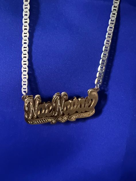 Name Plate Jewelry, Name Plate Necklace Aesthetic, Name Plate Necklace Gold, Gold Nameplate Necklace, Custom Gold Jewelry, Nameplate Necklace Gold, Name Plate Necklace, Belly Button Piercing Jewelry, Button Piercing