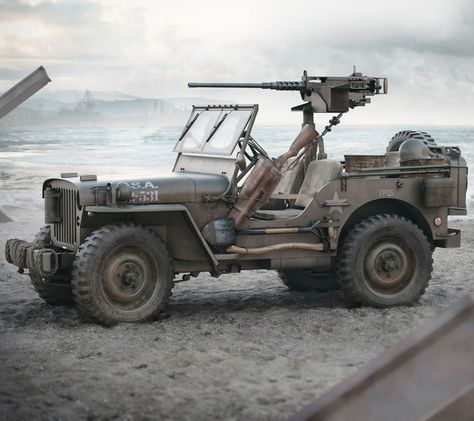 Army Jeep, Wwii Vehicles, Badass Jeep, Military Jeep, Willys Mb, Old Jeep, Army Truck, Jeep Willys, Moto Cross