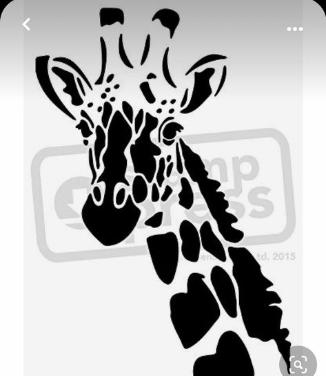 Giraffe Pumpkin, Giraffe Drawing, Parent Tattoos, Pumpkin Template, Animal Stencil, Giraffe Art, Wall Stencil, Stencil Templates, Stencil Patterns