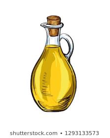 Olive Oil Illustration, Olive Oil Drawing, Piramid Makanan, Bottle Drawings, Bottles Drawing, Oil Illustration, Glass Bottle Art, Oil Drawing, Bottle Drawing