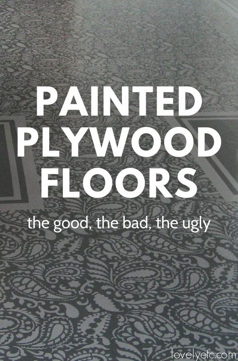 Paint Wood Floors Ideas, Painting Laminate Floors, Tongue And Groove Porch, Plywood Flooring Diy, Stenciled Concrete Floor, Painting Plywood, Painted Plywood Floors, Diy Floors, Diy Painted Floors