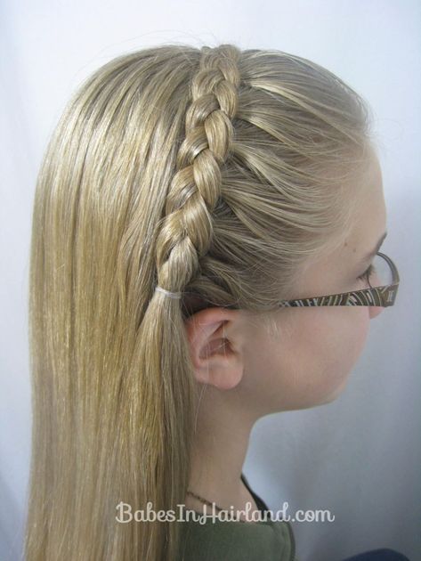 Braided Headband Hairstyle, Braid Headband, Hair Doo, French Braid Ponytail, Toddler Hairstyles, Lace Braid, Medium Long Hair, Punk Hair, Peinados Fáciles Para Cabello Corto