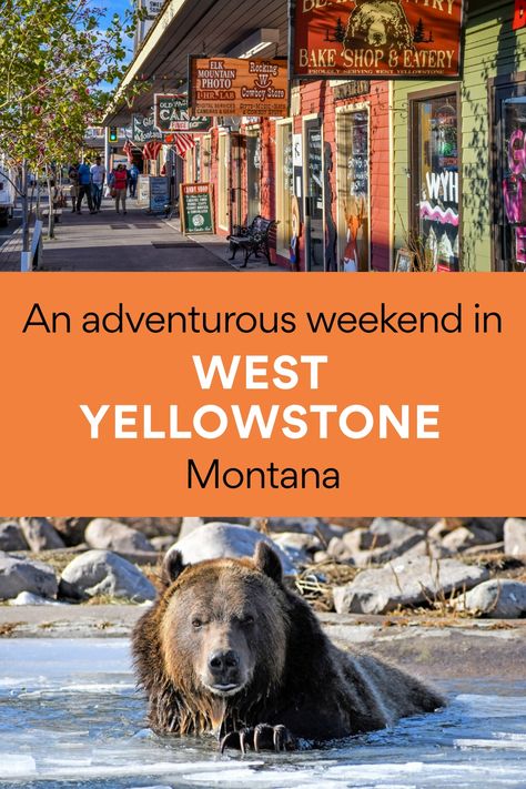 West Yellowstone Montana Things To Do, Yellowstone Vacation Planning, Yellowstone Hikes, Montana Travel Guide, West Yellowstone Montana, Yellowstone Montana, Montana Trip, Yellowstone National Park Vacation, Wyoming Vacation