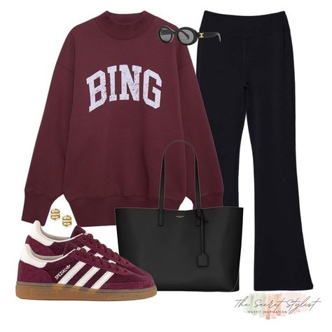 The burgundy Adidas Spezials we didn’t know we needed just arrived in the autumn 2024 colour of the season 😮‍💨 Styled with flared leggings (an autumn wardrobe staple) two ways; with this gorgeous matching burgundy trench coat and with a classic Anine Bing sweatshirt 🙌🏼 Save for inspo Comment LINKS to receive the outfit links directly 🙌🏼 Or SHOP the outfit in the August highlight or via my LTK SHOP - The Secret Stylist #autumnstyle #autumnoutfit #autumnfashion #autumnoutfits #burgundy #bur... Anine Bing Sweatshirt, Burgundy Trench Coat, Adidas Spezials, Burgundy Adidas, Flare Leggings Outfit, Shop The Outfit, Outfit Links, Burgundy Outfit, Autumn Wardrobe