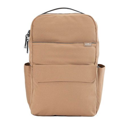 The Roo backpack makes everyday parenting easier. Our easy catch external pockets keep things from falling out and the interior pockets keep you organized on the inside. The lightweight and durable polyester make it easy to carry and clean. Great for mom or dad! Size: One Size.  Color: Beige. Modern Backpack, Backpack Diaper Bag, Outdoor Blankets, Lightweight Backpack, Go Bags, Baby List, Diaper Bag Backpack, Baby Diaper Bags, Photo Blanket