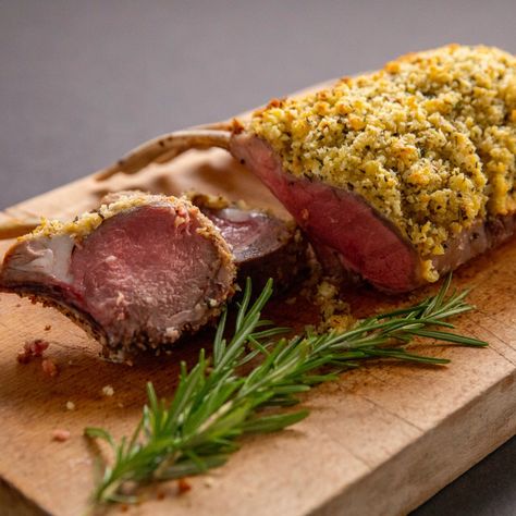 Rack Of Lamb Recipes, Lamb Rack Recipe, Roast Rack Of Lamb, Crusted Rack Of Lamb, Recipes With Ingredients, Roast Lamb Leg, Lamb Chop Recipes, Lamb Recipe, Lamb Chop