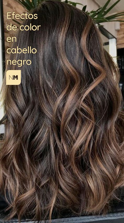 Babylights On Brown Hair, Balayage Chocolate, Dark Brunette Balayage Hair, Carmel Balayage, Highlights Brown Hair Balayage, Baylage Hair, Highlights For Dark Brown Hair, Black Hair Balayage, Cabello Hair