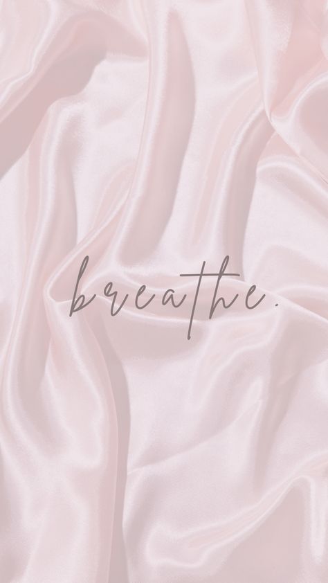 Aesthetic Pastel Pink Silk Wallpaper | Breathe. Pink Word Aesthetic, Pale Pink Aesthetic Quotes, Soft Pink Quotes Aesthetic, Pink Silk Aesthetic, Stormcutter Oc, Pink Silk Wallpaper, Pastel Pink Quotes, Elizabethcore Aesthetic, Pastel Pink Aesthetic Wallpaper Iphone