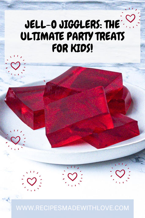 😋 Jell-O Jigglers: The Ultimate Party Treats for Kids!  Looking for a super fun dessert that's both delicious and easy to make? 🍰 Jell-O Jigglers are the ultimate crowd-pleaser! 🎉 Made with just a few ingredients, these colorful treats are perfect for parties or a snack time surprise. Kids will love them and adults won't be able to resist either! 🍉🍓🍇 Jigglers Recipe Jello, Jelly Balls Recipe, Party Treats For Kids, Jello Jigglers, How To Make Jello, Treats For Kids, Fun Dessert, Gelatin Dessert, Foodie Art