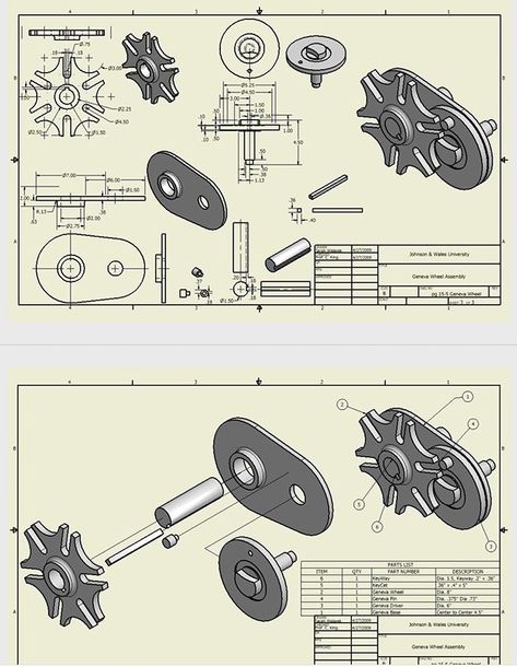 Solid Works Assembly Drawings, Mechanical Engineering Design Technical Drawings, Assembly Drawing Mechanical, Cad Design Mechanical, Mechanics Drawing, Sheet Metal Drawing, Autocad Inventor, Autocad Isometric Drawing, Mechanical Drawing