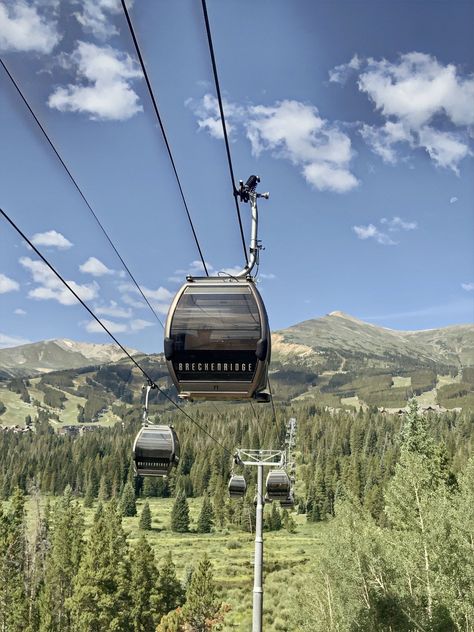 Breckenridge Colorado Aesthetic, Telluride Gondola, Breckenridge Colorado Summer, Colorado Vibes, Colorado Vacation Summer, Granola Summer, Hill Homes, Colorado Aesthetic, Ski Gondola