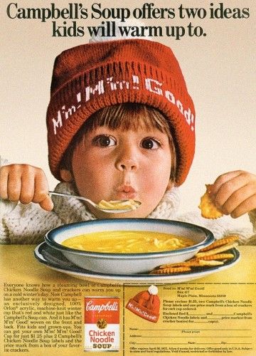 Campbell's Soup 1970s Magazine, Soup Party, Campbells Soup, Vintage Collections, Product Marketing, Vintage Food, Campbell Soup, Print Advertisement, Retro Stuff