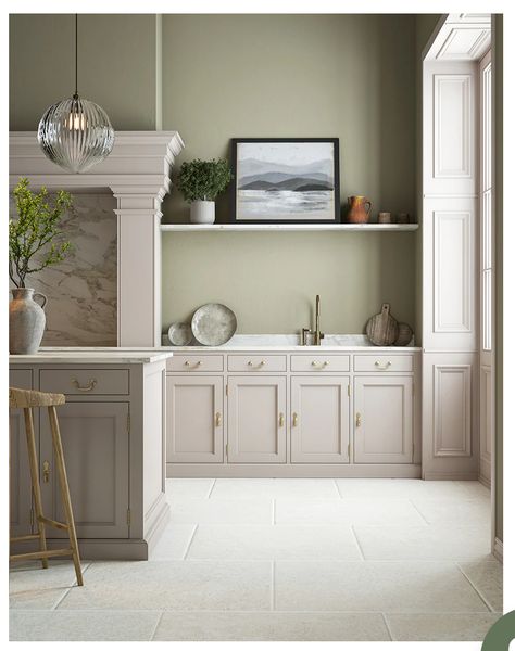 White Kitchen With Floor Tiles, Travertine Marble Texture, Tiling Floor, Quorn Stone, Cream Kitchen Tiles, Floor Tiles Kitchen, Kitchen Tiles Floor, White Travertine, Tiled Flooring