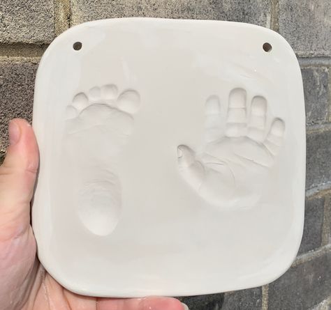 Some imprints ready to go into the kiln before decorating! Imprints & outprints are perfect to remind you of how tiny your little one used to be before they grew up 🥺 For more info on our clay or plaster prints visit www.mycraftymonkey.com/baby-imprints-outprints #mycraftymonkey #babyhands #newbaby #babykeepsakes #stneots #cambridgeshire #babyprints #babyhandprint Clay Impressions, Baby Imprint, Baby Hand And Foot Prints, Baby Keepsakes, Toddler Art Projects, Baby Handprint, Baby Print, Hand Building, Foot Print