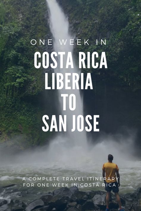 The perfect one week Costa Rica itinerary starting in Liberia and ending in San Jose #costaricaitinerary #liberiacostarica #sanjosecostarica Costa Rica Liberia, Costa Rica Itinerary, Costa Rico, One Week Itinerary, Costa Rican Food, Costa Rica Travel Guide, San Jose Costa Rica, Visit Costa Rica, Costa Rica Vacation