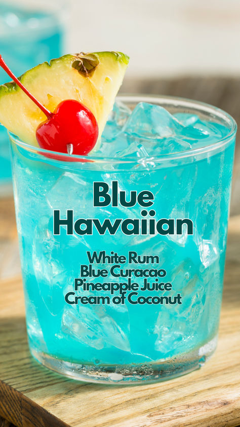 Blue Hawaiian Blue Bahama Mama Drink, Blue Gatorade Drink Alcohol, Blue Hawian Alcohol Drinks, Rum Blue Curacao Drinks, Light Blue Alcoholic Drink, Summer Alcoholic Drinks Recipes, Blue Drinks Alcohol, Blue Hawaiian Drink Recipe, Rum Bucket Recipe