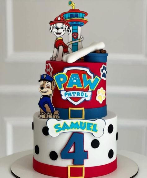 Cake Paw Patrol Boy, Paw Patrol Cake Ideas Boys, Paw Patrol Buttercream Cake, Paw Patrol Cake Design, Torte Paw Patrol, Paw Patrol Party Cake, Paw Patrol Birthday Cake Boys, Pastel Paw Patrol, Paw Patrol Torte