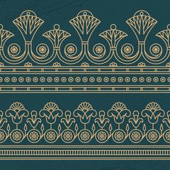 Egyptian Design Pattern, Ancient Egyptian Clothing, Textile Pattern Design Fashion, Egyptian Ornamented, Textile Pattern Texture, Egyptian Drawings, Egyptian Pattern, Egyptian Motifs, Egyptian Design