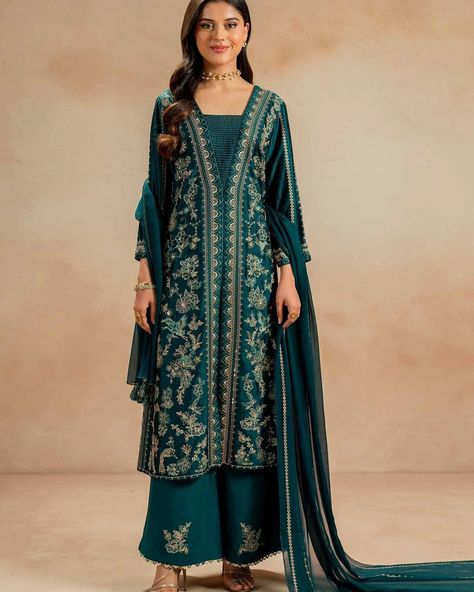 Be an exhilarating style icon with this embroidered three-piece from the latest aafreen ready to stitch winter collection of Nishat Linen.Now available at HKcollection.Customised stitching is available,pls dm for further details. . . #trending #pakistanfashion #uk #nishatlinen Nishat Linen, Pakistan Fashion, Three Piece, Style Icon, Winter Collection, Stitching, Quick Saves, Cross Stitching