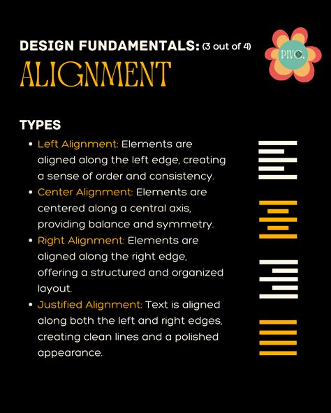 DESIGN FUNDAMENTALS - ALIGNMENT (4 out of 4)   Understanding and implementing alignment in your designs can elevate their visual appeal and make them more engaging and effective. 🎨✨  Graphic Design Tip: Pay attention to alignment to create visually pleasing and well-structured designs!  **  FREE TEMPLATES - https://www.pivirtualcrafts.com/free-templates  Updated PAID Versions at https://pivirtualcrafts1992.gumroad.com/  #graphicdesign #DesignFundamentals #AlignmentInDesign #FreelanceTips Alignment Graphic Design, Design Fundamentals, Visually Pleasing, Magazine Layout Design, Graphic Design Lessons, Composition Design, Graphic Design Tips, Magazine Layout, Free Templates