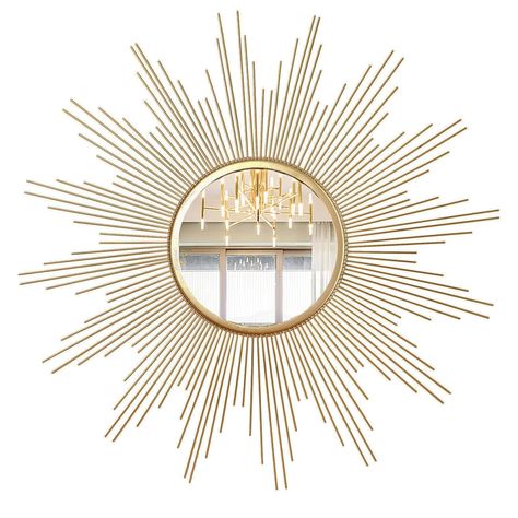 Mirror Collage Wall, Sunshine Mirror, Gold Starburst Mirror, Sunburst Mirror Wall, Mirror Collage, Mirror For Wall, Starburst Mirror, Gold Wall Decor, Decorative Wall Mirror