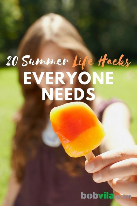 20 summer life hacks everyone needs Pumpkin Carving Hacks, Fun Summer Games, Summer Life Hacks, Summertime Blues, Summer Hacks, Sun Safety, Tip Of The Iceberg, Seasonal Allergies, Drink Station