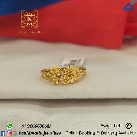 New Ring Designs Gold Indian, 3grams Gold Rings, Fancy Gold Rings For Women, Gold Ring Design For Women Indian Simple, Gold Ring Design For Women Latest Gold Ring Design For Women, Ladies Rings Gold Design, New Ring Designs Gold, Ladies Ring Design, Rings For Women Gold Indian