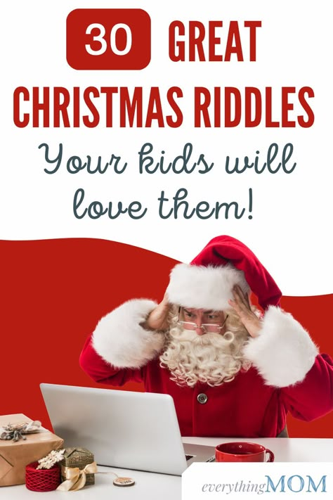 Christmas Gift Riddles, Christmas Riddles With Answers, Christmas Riddles For Kids, Christmas Riddles, Riddles For Kids, Christmas Jokes, Christmas Puzzle, Wallpaper Iphone Christmas, Childrens Christmas