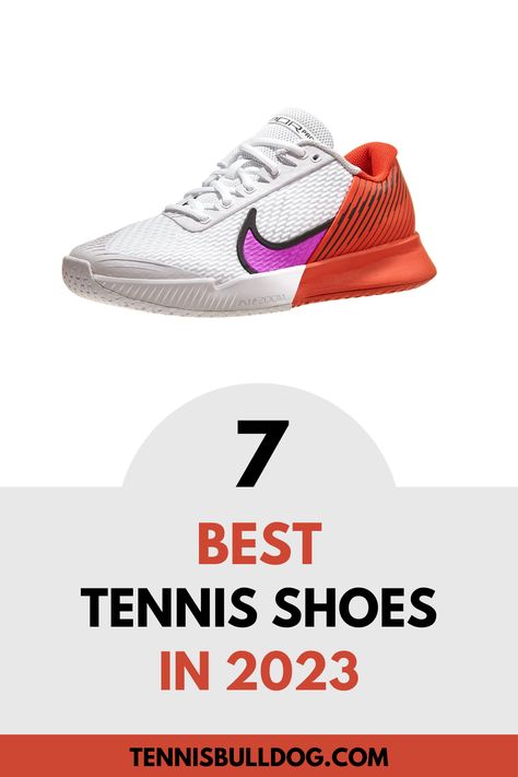 When it comes to tennis, having the right tennis shoes is very important. Not only do they help with comfort, but they also help with preventing unwanted foot injuries. This guide reviews the 7 best tennis shoes in 2023 for men and women. Tennis Sneakers Women, Court Tennis Shoes, Shoes For Tennis Players, Tennis Shorts Women, Tennis Shoes For Tennis, Shoes For Tennis Players Woman, Nike Tennis Shoes For Women, Shoes For Tennis, Best Tennis Shoes For Women