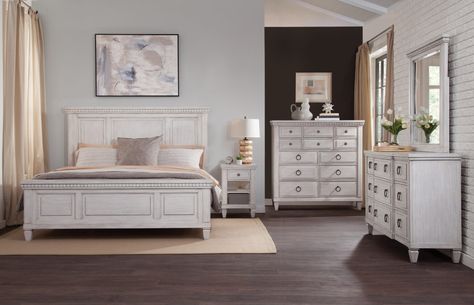 1020 SALTER PATH White Bedroom Set, Sleigh Bedroom Set, Rustic Bedroom Furniture, Powell Furniture, Queen Panel Beds, White Bedroom Furniture, King Bedroom Sets, Bedroom Panel, Bedroom Sets Queen