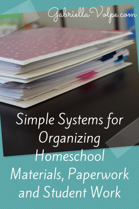 Simple Systems for Organizing Homeschool Materials, Paperwork and Student Work Organizing Homeschool Papers, Organizing Homeschool Curriculum, Abeka Homeschool Organization, Homeschool Binder System, Creating Curriculum, Desk Organisation Student, Homeschool Middle School Curriculum, Abeka Homeschool, Homeschool Materials