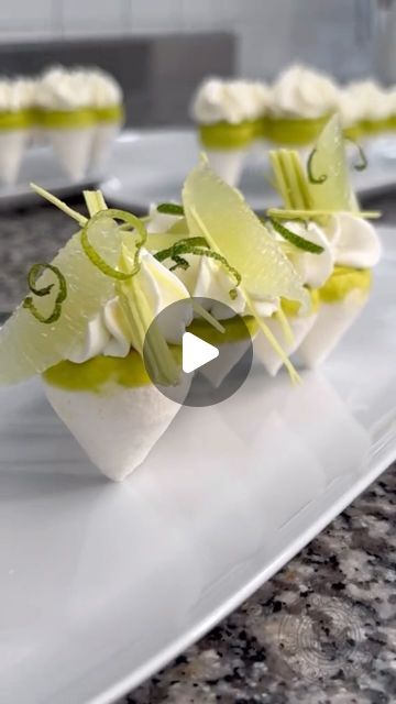 Crew Skills School of Culinary on Instagram: "🍏✨ Savor the Zesty Elegance! ✨🍋

This Wednesday, immerse yourself in a culinary delight with Chef Josia Reichen as we unveil a tantalizing video featuring his Lime Applemint Dessert creation. 🍰🌿

Although we don’t own the video, we’re thrilled to share this masterpiece that captures the essence of Chef Josia’s artistry. Watch in awe as he skillfully blends the vibrant flavors of lime and applemint, transforming each plate into a refreshing symphony for your taste buds.

Prepare to be enchanted by the precision of Chef Josia’s hands as he elevates dessert to a new level of sophistication. Each bite is a harmonious blend of citrusy zest and cool mint, promising a sensory journey that will linger on your palate.

Whether you’re a dessert conno Mint Desserts, Pastry Design, Dessert Presentation, Wine And Cheese Party, Elegant Desserts, Pastry Art, Small Desserts, Food Presentation, Fruit Desserts