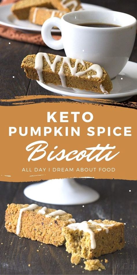 Perfect fall dunking! These low carb Pumpkin Spice Biscotti will make your pumpkin-loving keto heart sing. Pumpkin Puree Recipes Healthy, Pumpkin Biscotti, Puree Recipes, Low Sugar Diet Recipes, Pumpkin Puree Recipes, Keto Pumpkin, Biscotti Recipe, Low Carb Low Sugar, Best Low Carb Recipes