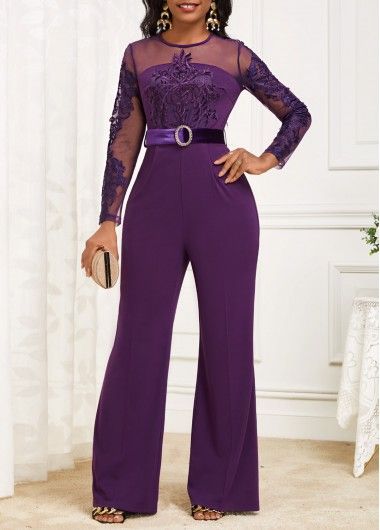 Purple Jumpsuit Outfit Wedding, Purple Jumpsuit Outfit Classy, Purple Sequin Jumpsuit, Purple Romper Outfit, Purple Jumpsuit Outfit, Jumpsuit Outfit Wedding, Cocktail Wedding Attire, Cocktail Attire For Women, Fashion Jumpsuits