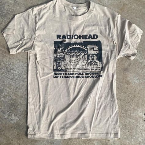 Radiohead Merch, Radiohead Tshirt, Radiohead Shirt, Money Clothes, Digital Closet, Warm Weather Outfits, Hair Clothes, Diy Shirt, Dream Clothes