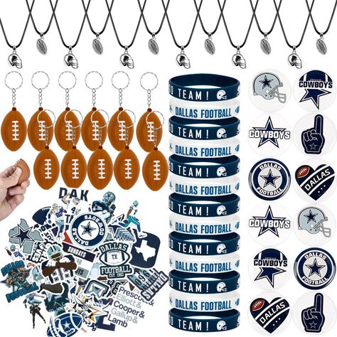 Football Birthday Party Favors, Cowboys Birthday Party, Cowboys Football Party, Prizes Carnival, Dallas Cowboys Birthday Party, Cowboy Birthday Party Decorations, Dallas Cowboys Theme, Cowboy Party Favors, Dallas Cowboys Birthday