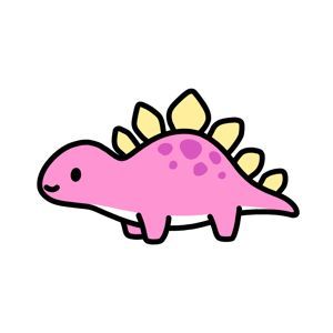 Cute Stegosaurus, Dino Drawing, Easy Dragon Drawings, Dinosaur Drawing, Frog Drawing, Cute Blue Wallpaper, Dinosaur Stickers, Little Doodles, Cartoon Dinosaur