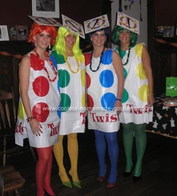 Twister Group Halloween Costume, may have to do this for this year! Halloween Costumes Group 3 Person, Twister Costume, Twister Halloween, Halloween Costumes Group, Homemade Costume, Homemade Halloween Costumes, Homemade Costumes, Group 3, Easy Costumes