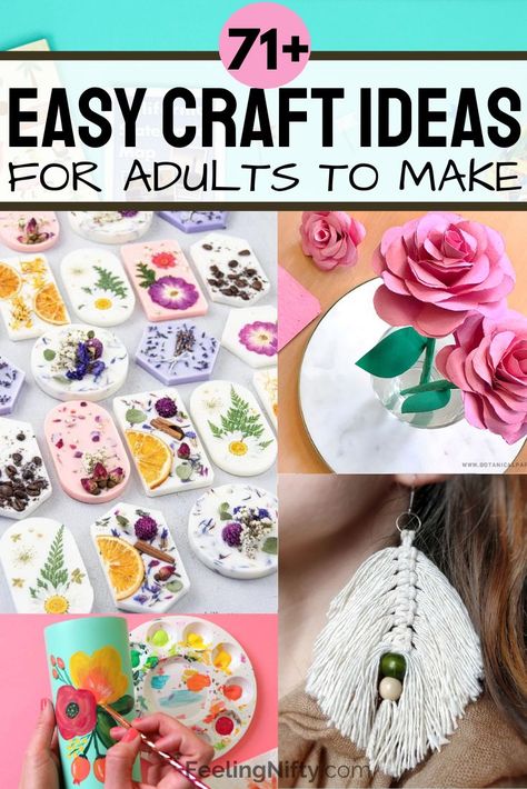 71 Crafts for Adults: Explore Your Creativity with DIY Inspiration Galore! Craft For Group Of Women, Crafts For Teen Girls To Make, Crafts For Moms To Make, Easy Make And Take Crafts For Adults, Cool Art Projects For Adults, Craft Ideas For Adults Room Decor, Crafts For Ladies Group Easy Diy, Afternoon Crafts For Adults, Quick Diy Projects