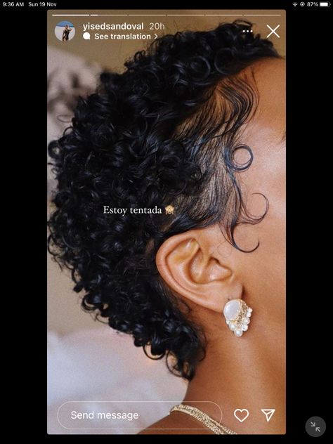 Big Chop Natural Hair, Cabello Afro Natural, Short Natural Curly Hair, Short Shaved Hairstyles, Hairstyles Styles, Kids Braids, Natural Hair Cuts, Natural Hair Short Cuts, Short Hair Black