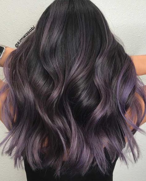 Summer to fall and about to entry into winter, switching up your whole beauty routine is a must—especially when it comes to your hair color.  The... Hair Colors 2020, Hair Color Ideas Brown, Lavender Hair Colors, Blonde Hair Colors, Winter Hair Color Ideas, Blue Ombre Hair, Blond Balayage, Hair Color Streaks, Hair Things