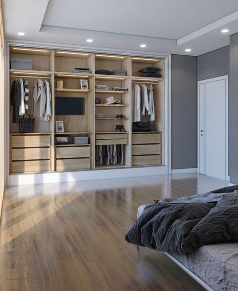 Wall cupboard Bedroom Whole Wall Wardrobe, Cupboard Inside Design, Wall Cupboards, Wall Cupboard, Bedroom Cupboard, Hardwood Doors, Bedroom Cupboard Designs, Modern Exterior House Designs, Inside Design