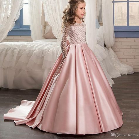 1. Custom made your own size. 2. Custom made your own color. 3. We don't sell low  dress, but high quality dress with reasonable s. Green Flower Girl Dresses, Kids Pageant Dresses, Purple Long Sleeve Dress, Girls Ball Gown, Satin Flower Girl Dress, Wedding Dresses For Kids, Pink Flower Girl Dresses, Pink Long Dress, Girls Long Dresses