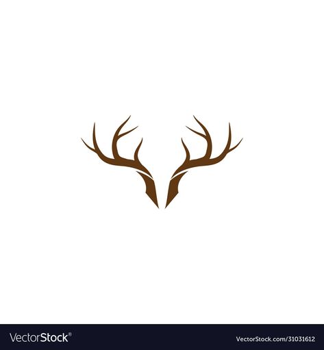 Small Deer Antlers, Deer Antler Tattoos For Women, Deer Antlers Drawing, Deer Design Logo, Deer Antler Tattoos, Deer Antler Tattoo, Antlers Drawing, Johnny Depp Tattoos, Antler Illustration