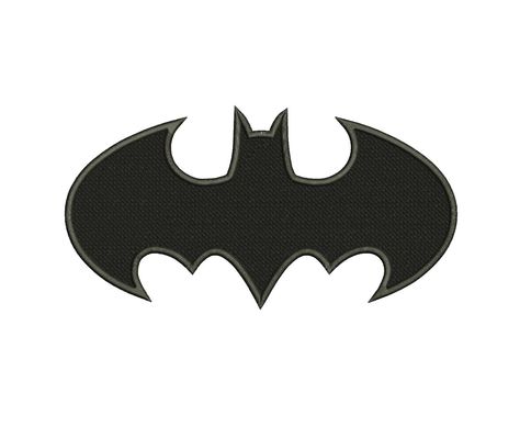 Batman Embroidery, Superhero Symbols, Logo Batman, Mask Embroidery, Embroidered Canvas Art, Logo Embroidery Design, Batman Batman, Stitching Cards, Embroidered Canvas