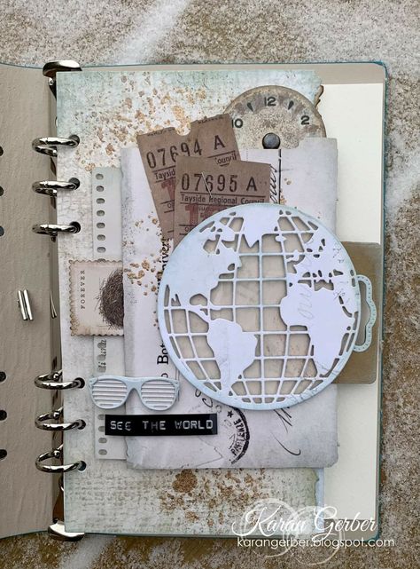 Write Down Your Goals, Scrape Booking, File Decoration Ideas, Creative School Project Ideas, Travel Journal Scrapbook, Scrapbook Cover, Retirement Home, Planner Essential, Paper Scraps