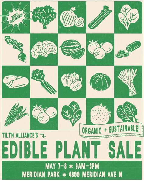 Organic Graphic Design Inspiration, Vegan Poster Design, Grocery Graphic Design, Vegetable Graphic Design, Farmers Market Graphic Design, Gardening Graphic Design, Vegetable Branding, Organic Food Branding, Vegan Graphic Design