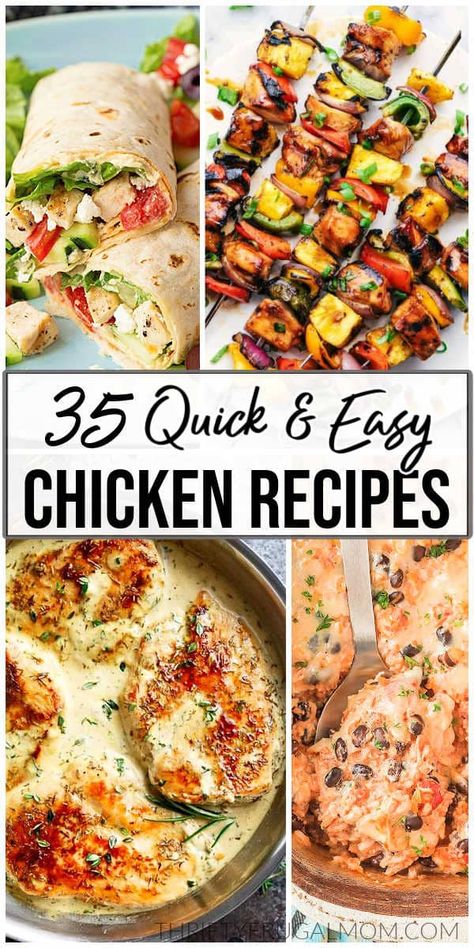 Simple Meals For Big Families, 30 Minute Chicken Dinner, Easy And Cheap Chicken Recipes, Super Easy Chicken Dinner, Easy Dinner Recipes No Pasta, Easy Family Dinners Chicken, Easy Chicken Recipes With Few Ingredients Simple Meals, Low Effort Dinner, Simple Ingredient Meals